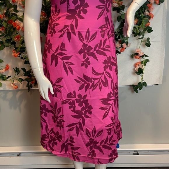 CUPSHE Pink Backless Fitted Waisted A-Shape Dress Size Large - Picture 9 of 13